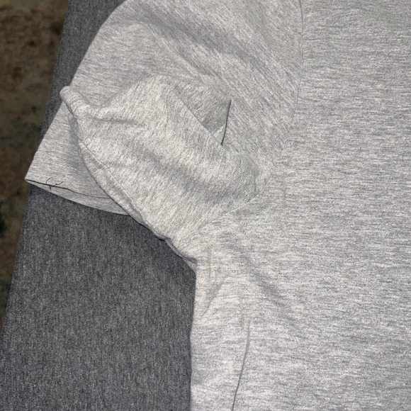 Wrangler Work Shirt Short Sleeve Grey Mens XL Pocket Has Stains - Picture 5 of 5